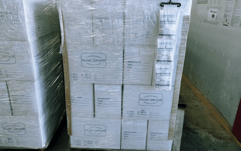 The process of using Super Dryer Container Dehumidifier 1000G